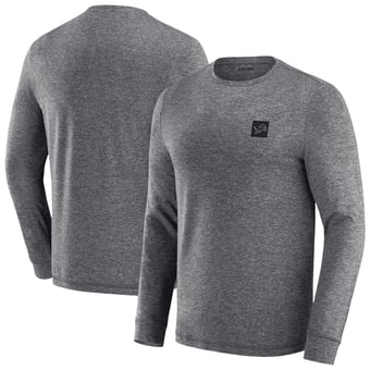 Men's J. Palmer Heather Black Detroit Lions Four Down Long Sleeve T-Shirt