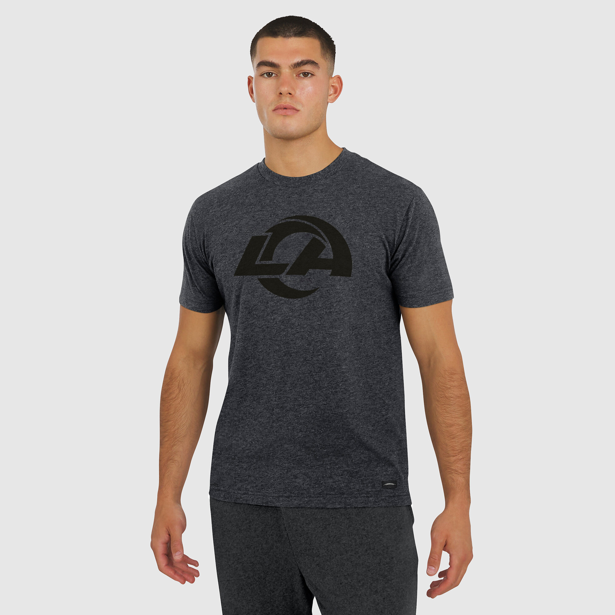 Men's J. Palmer Graphite Los Angeles Rams Players Lounge Tri-Blend T-Shirt