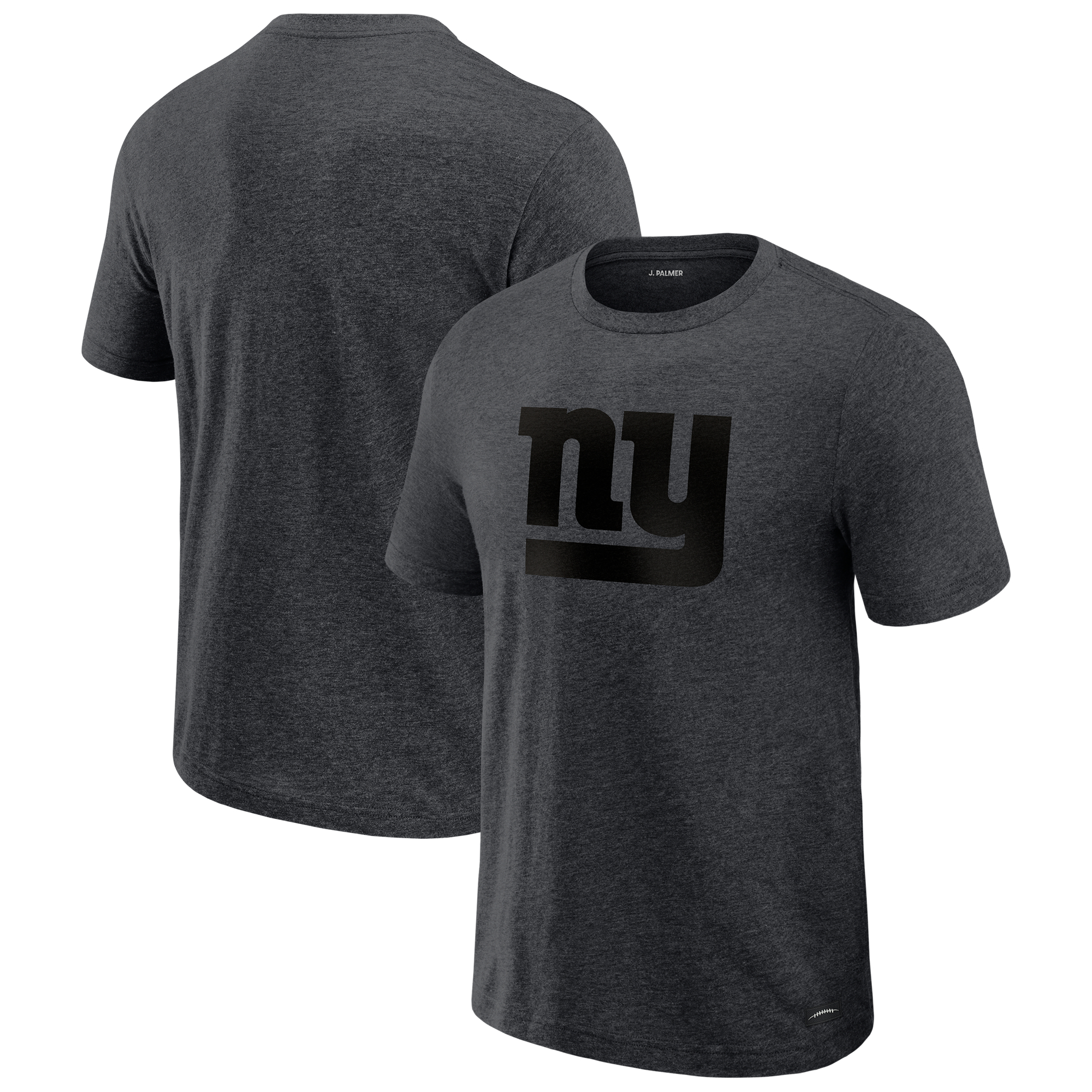 Men's J. Palmer  Graphite New York Giants Players Lounge Tri-Blend T-Shirt