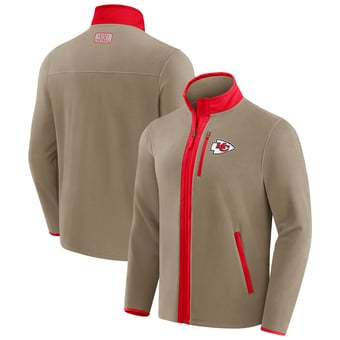 Men's NFL x Darius Rucker Collection by Fanatics  Tan Kansas City Chiefs Heavyweight Polar Fleece Full-Zip Jacket