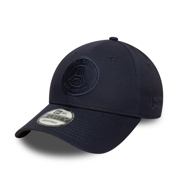 Casquette 9FORTY ton sur ton Paris Saint-Germain New Era bleu marine