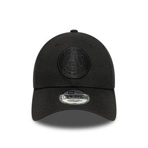 Casquette 9FORTY ton sur ton Paris Saint-Germain New Era noire, vue 3