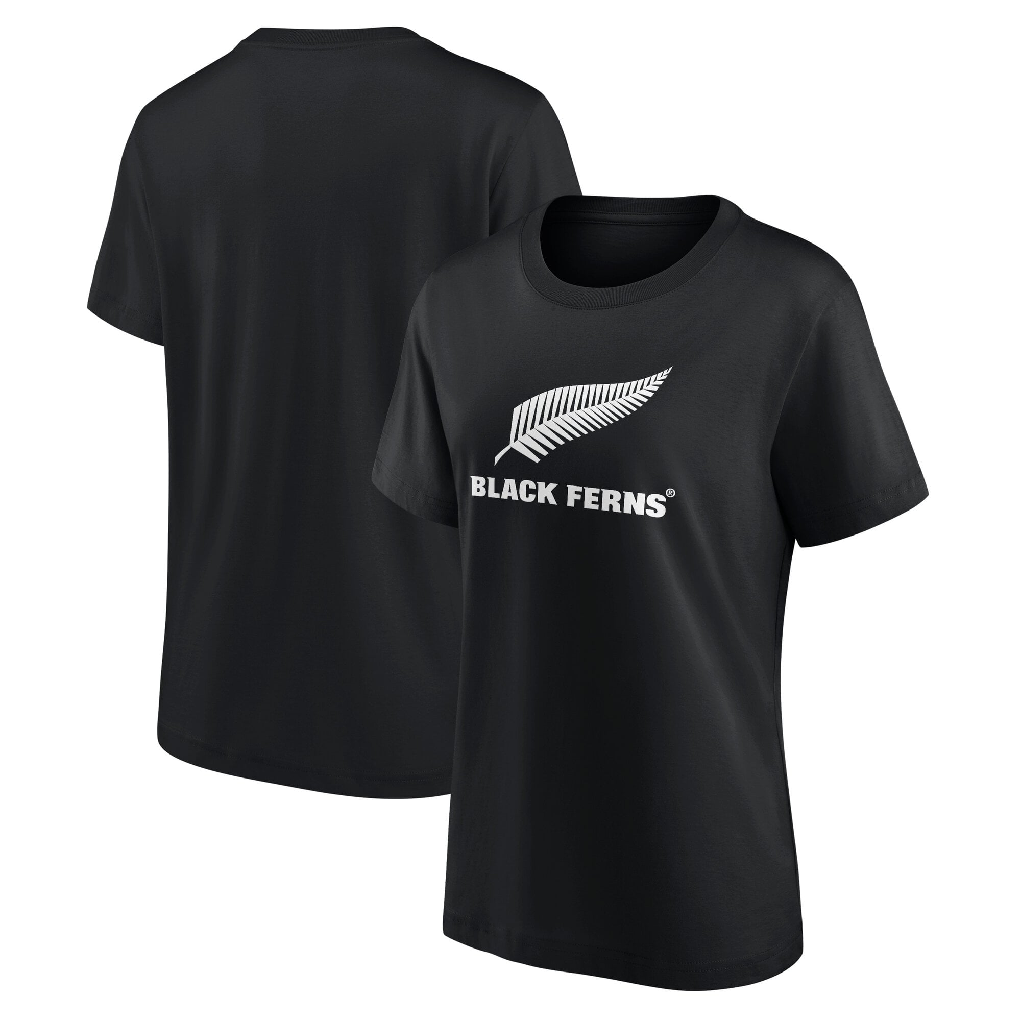 Maglietta con grafica Black Ferns Primary Logo - Nero - Donna