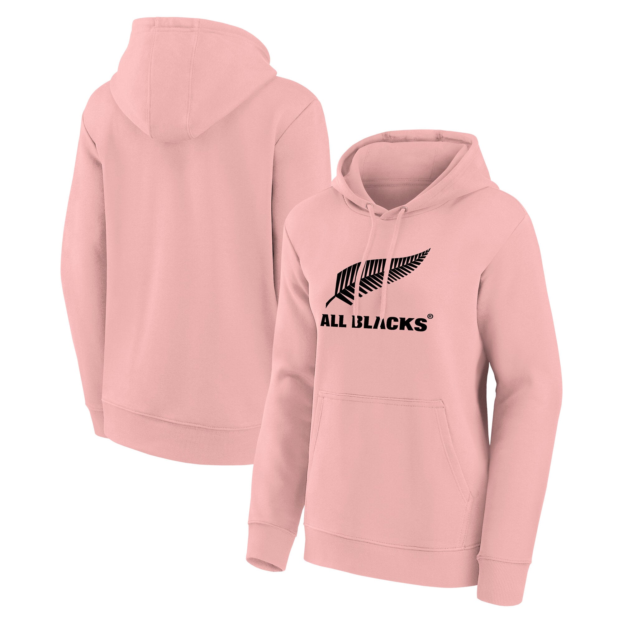 Felpa con cappuccio All Blacks Primary Logo - Rosa - Donna