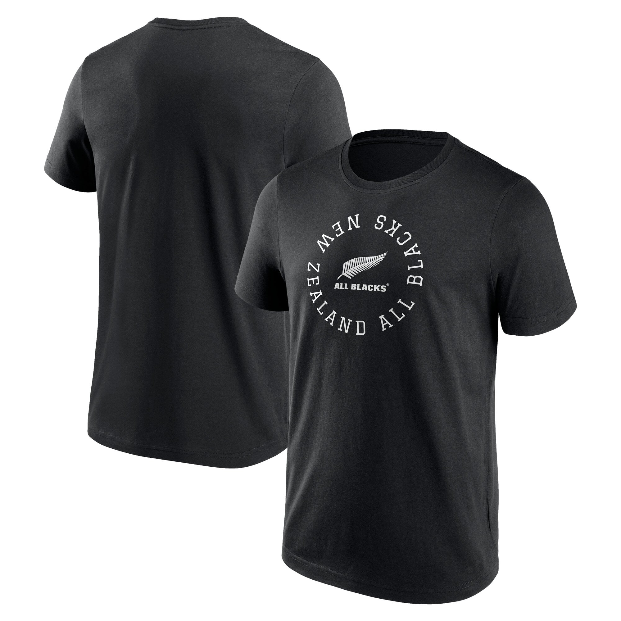 T-shirt con grafica All Blacks Loop Logo - Nero
