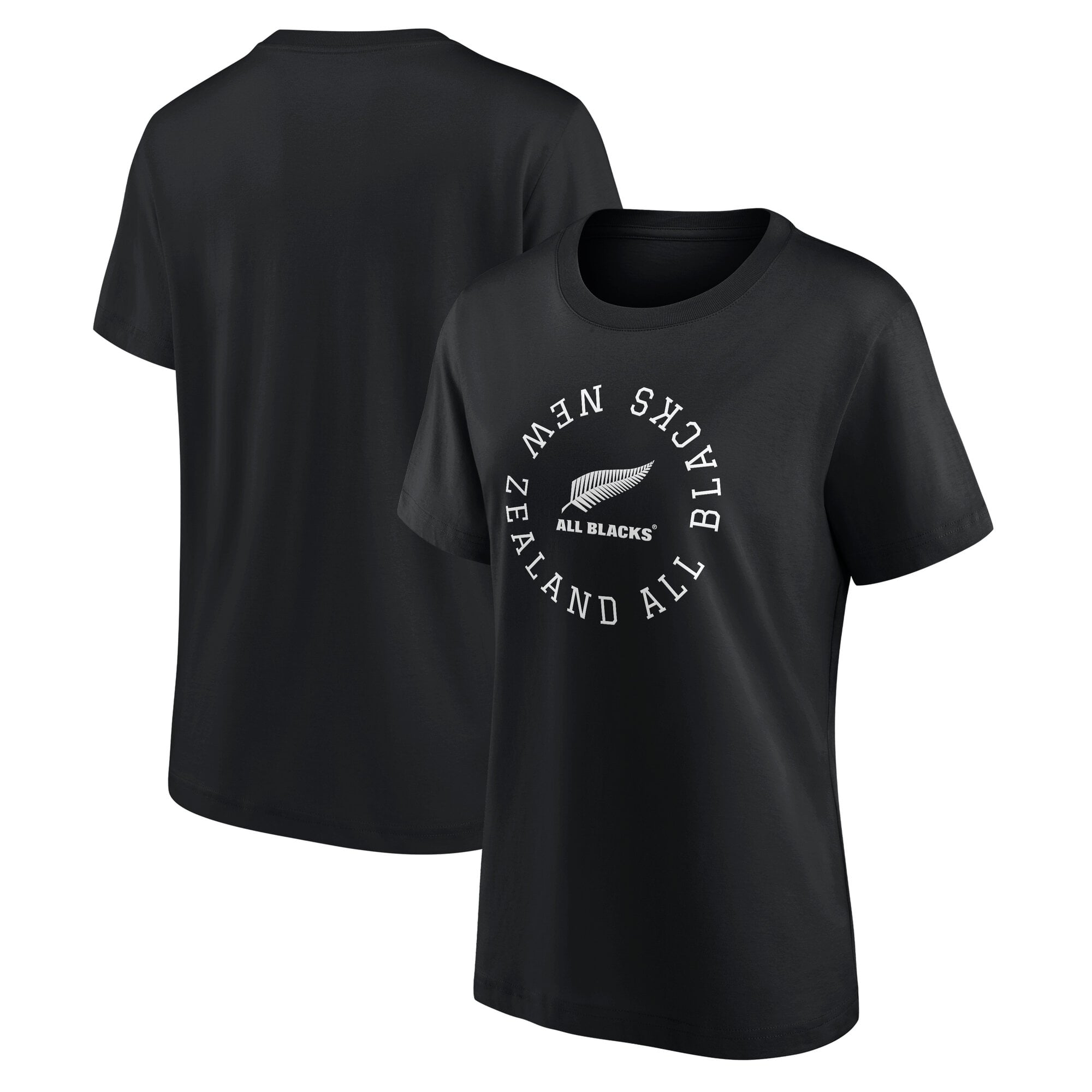 T-shirt con grafica All Blacks Loop Logo - Nero - Donna