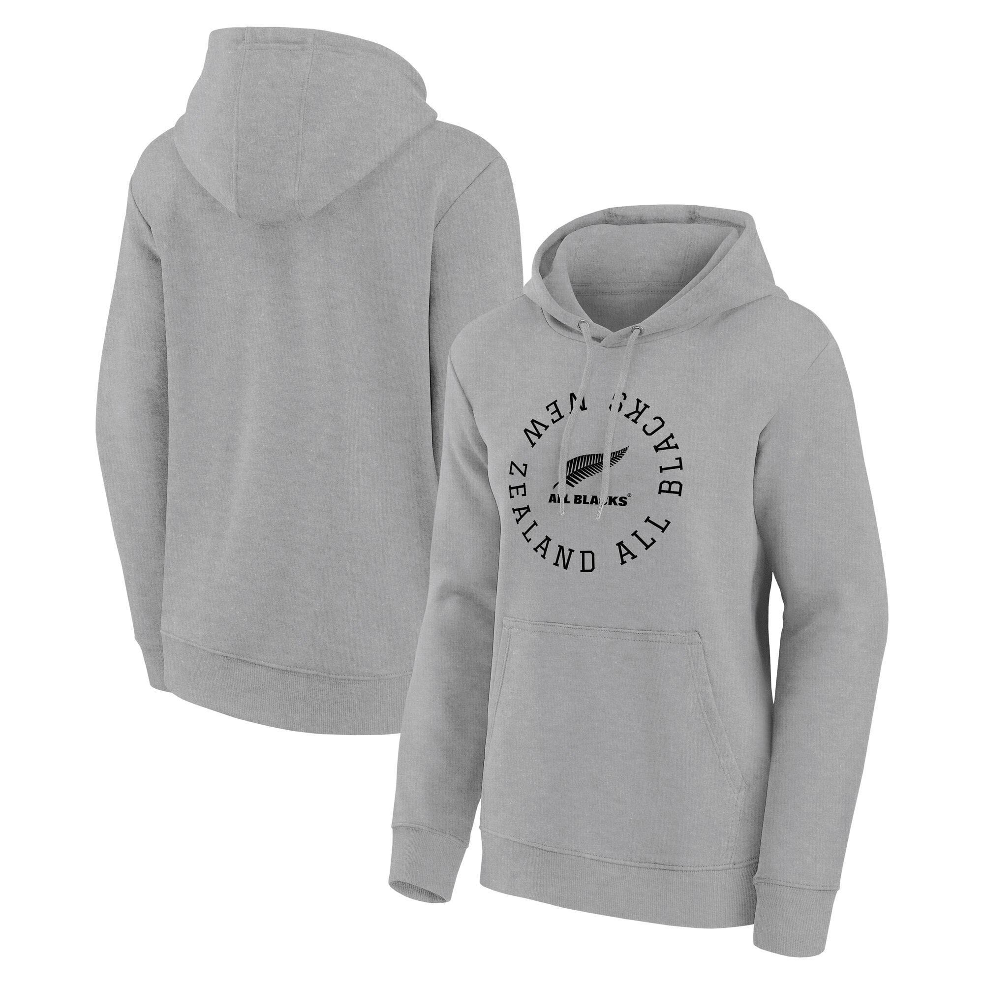 Felpa con cappuccio All Blacks Loop Logo - Grigio sportivo - Donna