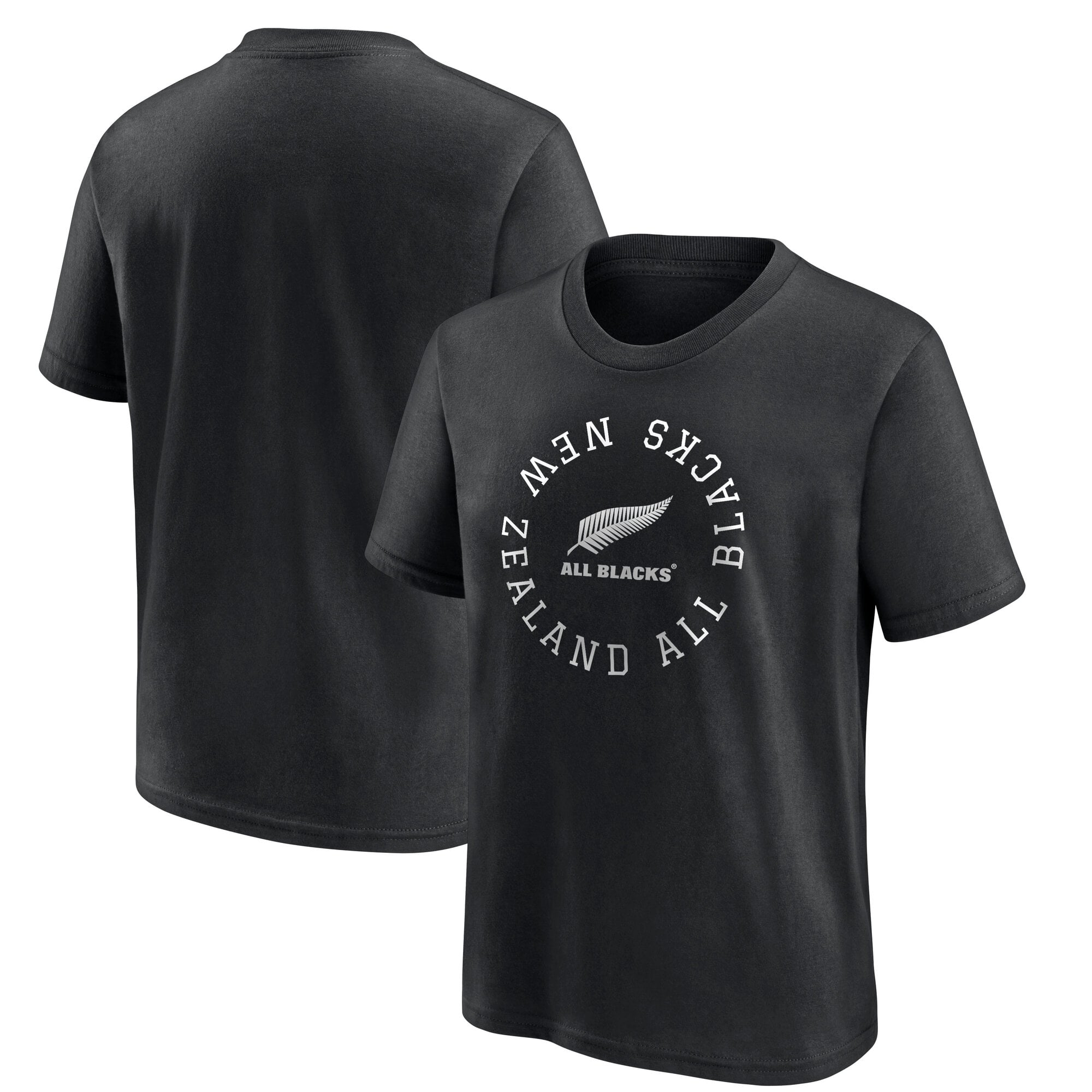 T-shirt con grafica All Blacks Loop Logo - Nero - Bambino