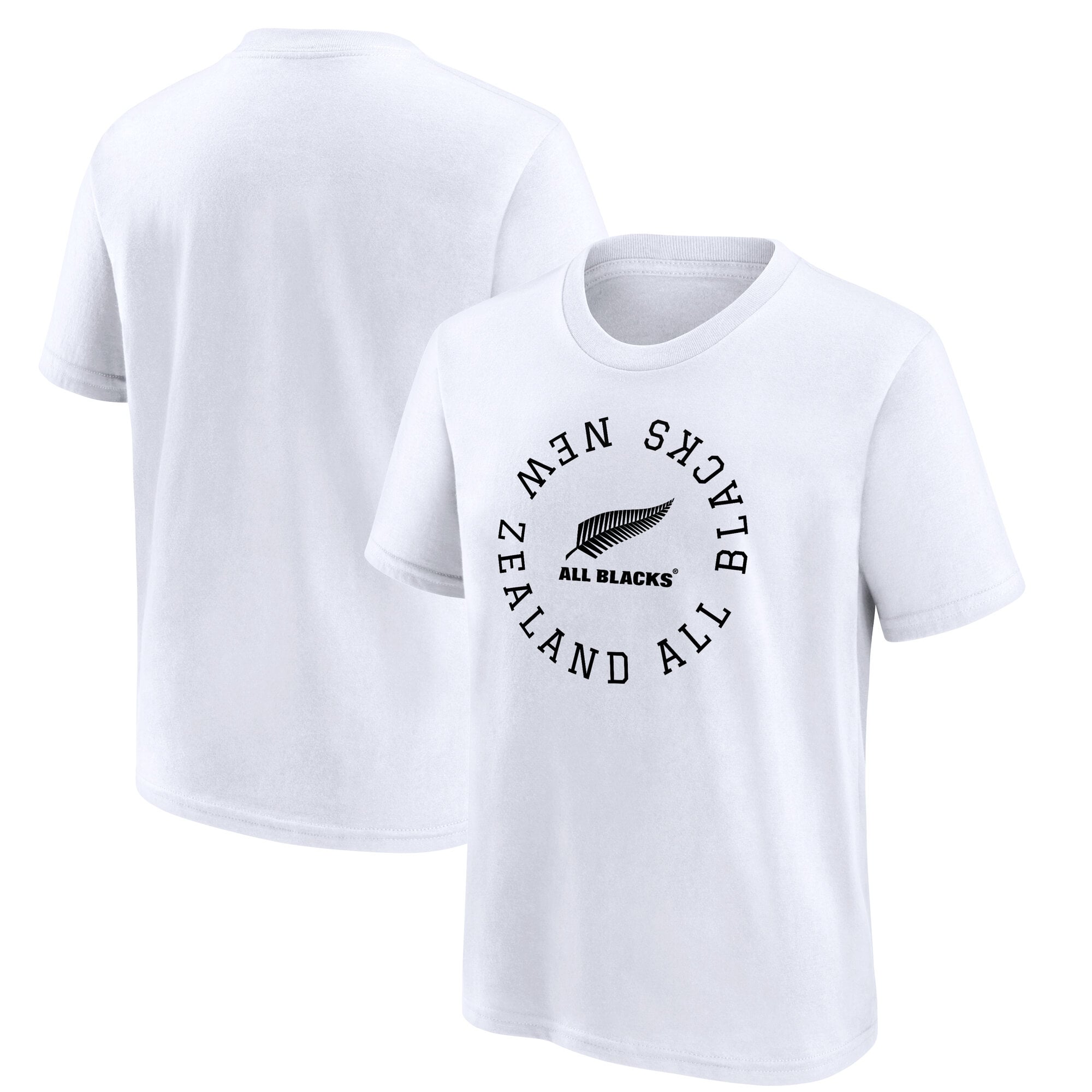 T-shirt con grafica All Blacks Loop Logo - Bianco - Bambini