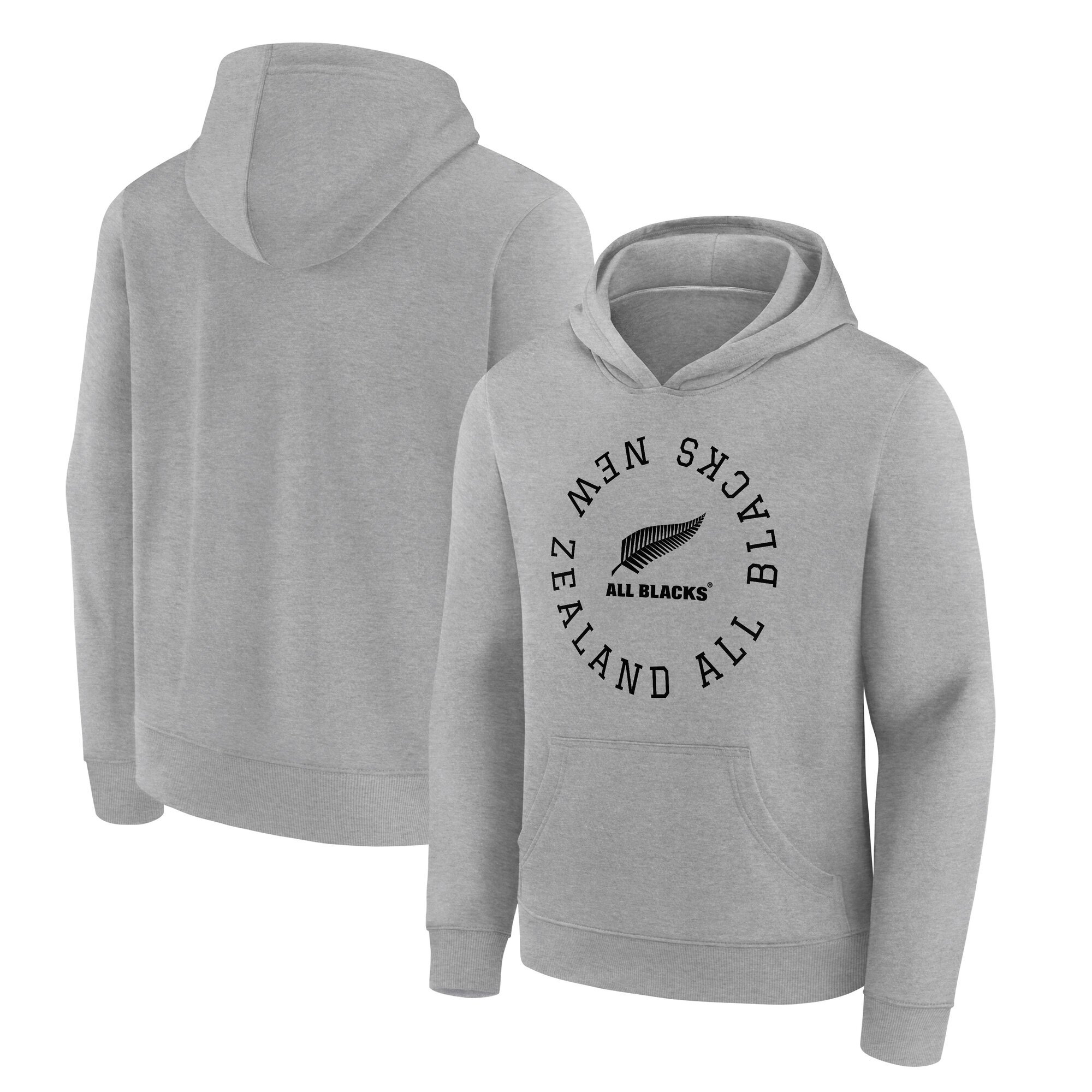 Felpa con cappuccio All Blacks Loop Logo - Grigio sportivo - Bambino