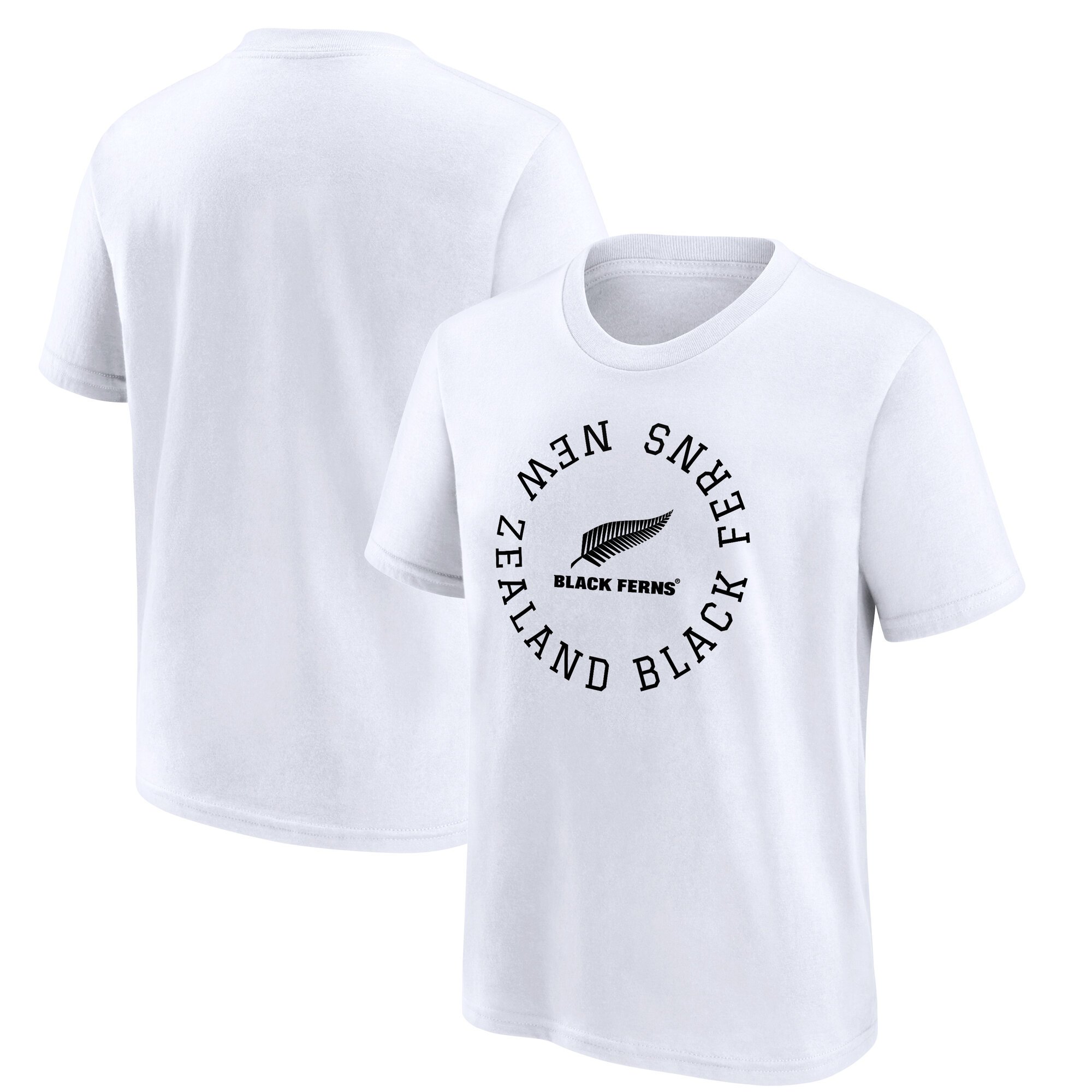 Maglietta con grafica Black Ferns Loop Logo - Bianco - Bambino