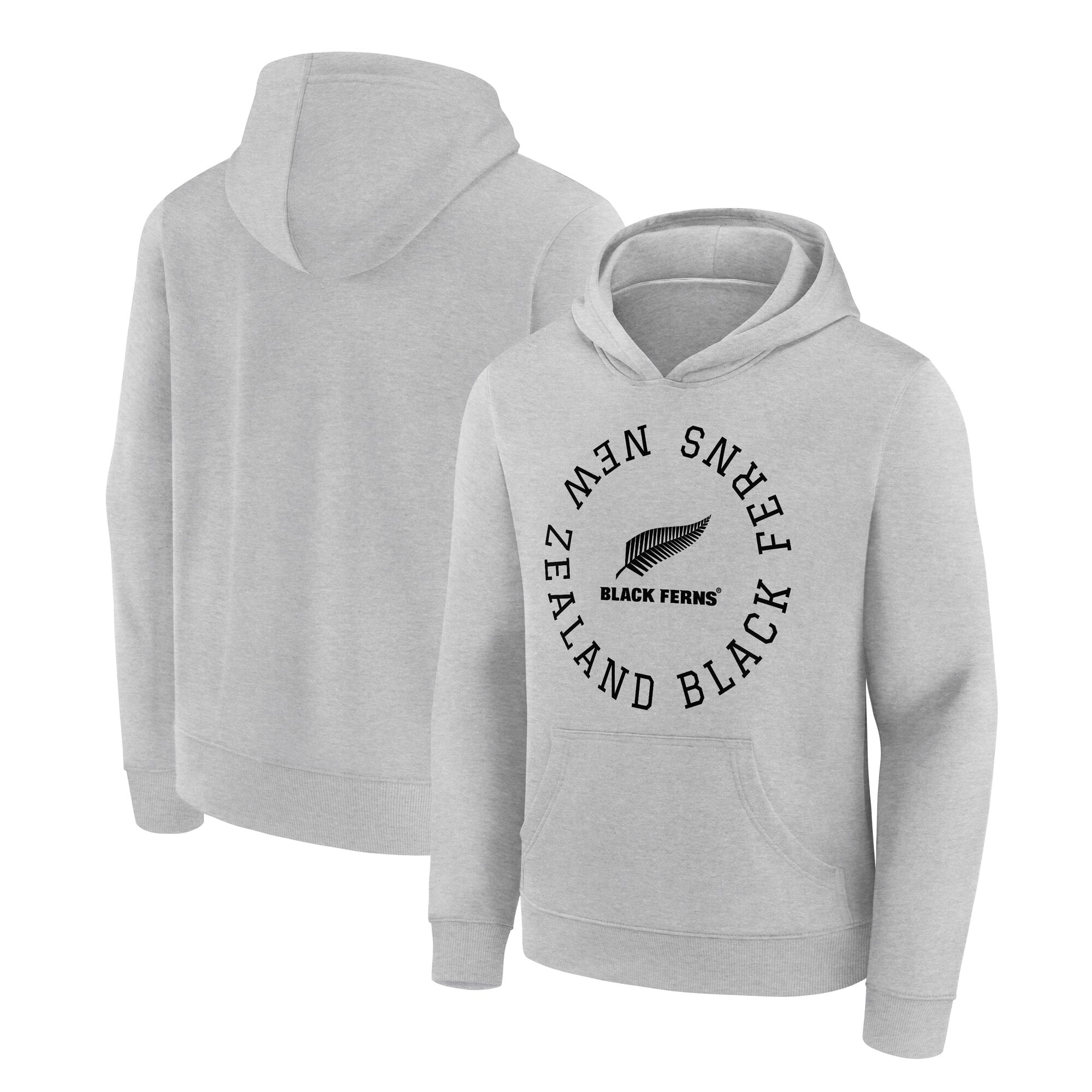 Felpa con cappuccio Black Ferns Loop Logo - Grigio sportivo - Bambino
