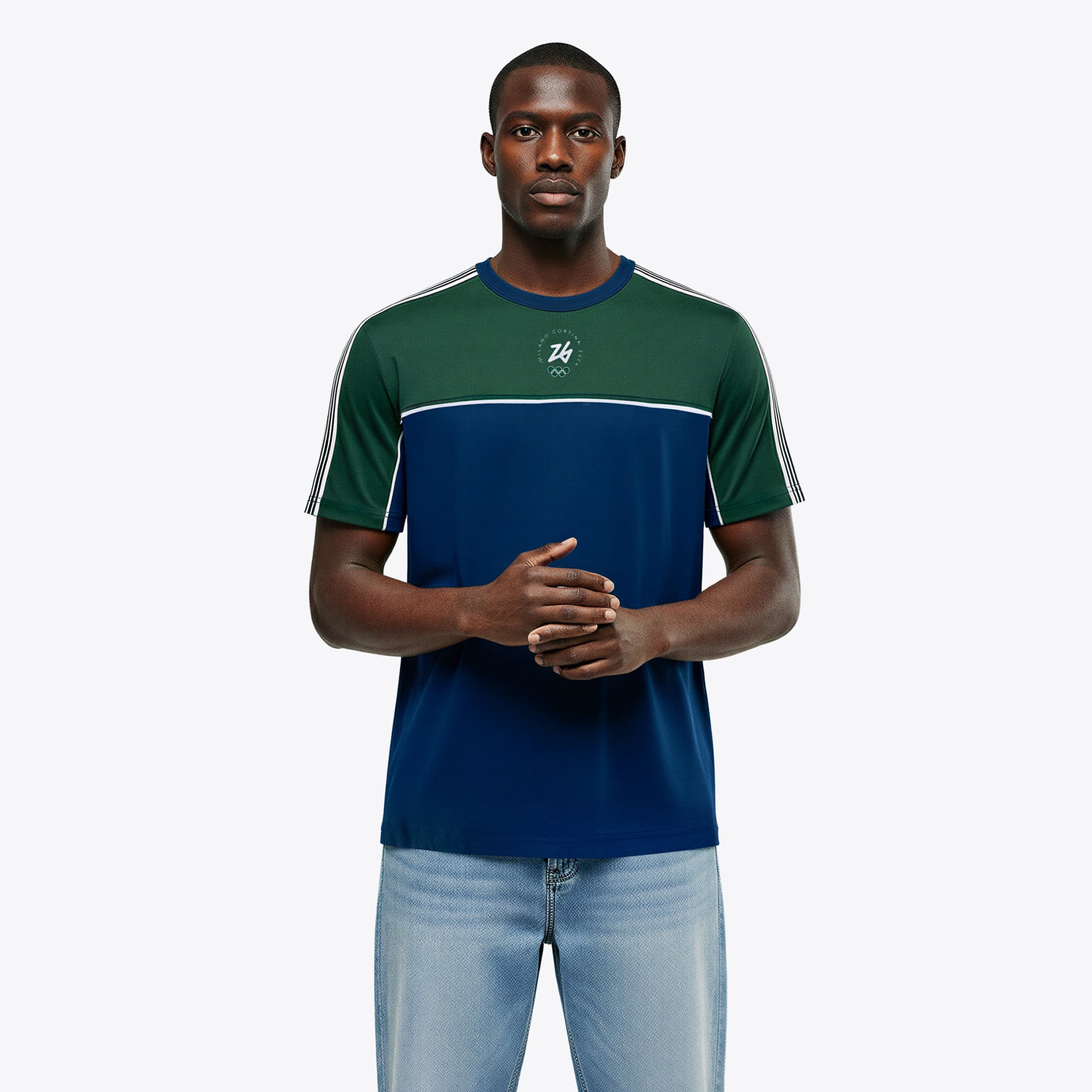 Maglietta Heritage Olimpiadi Milano Cortina 2026 - Blu