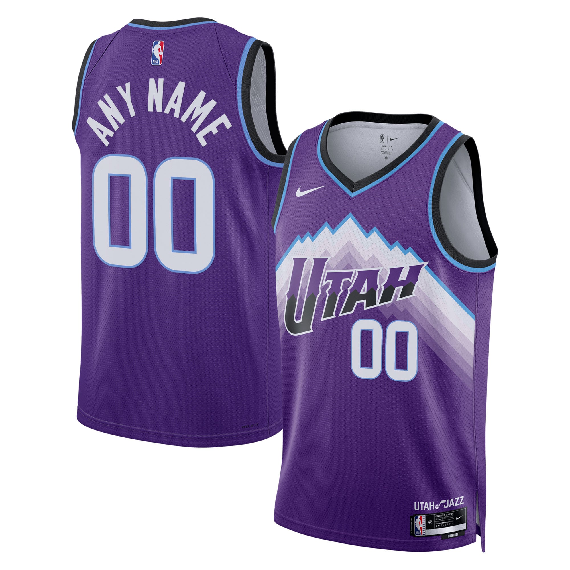 Camiseta Nike Réplica Icon Swingman de los Utah Jazz - Unisex