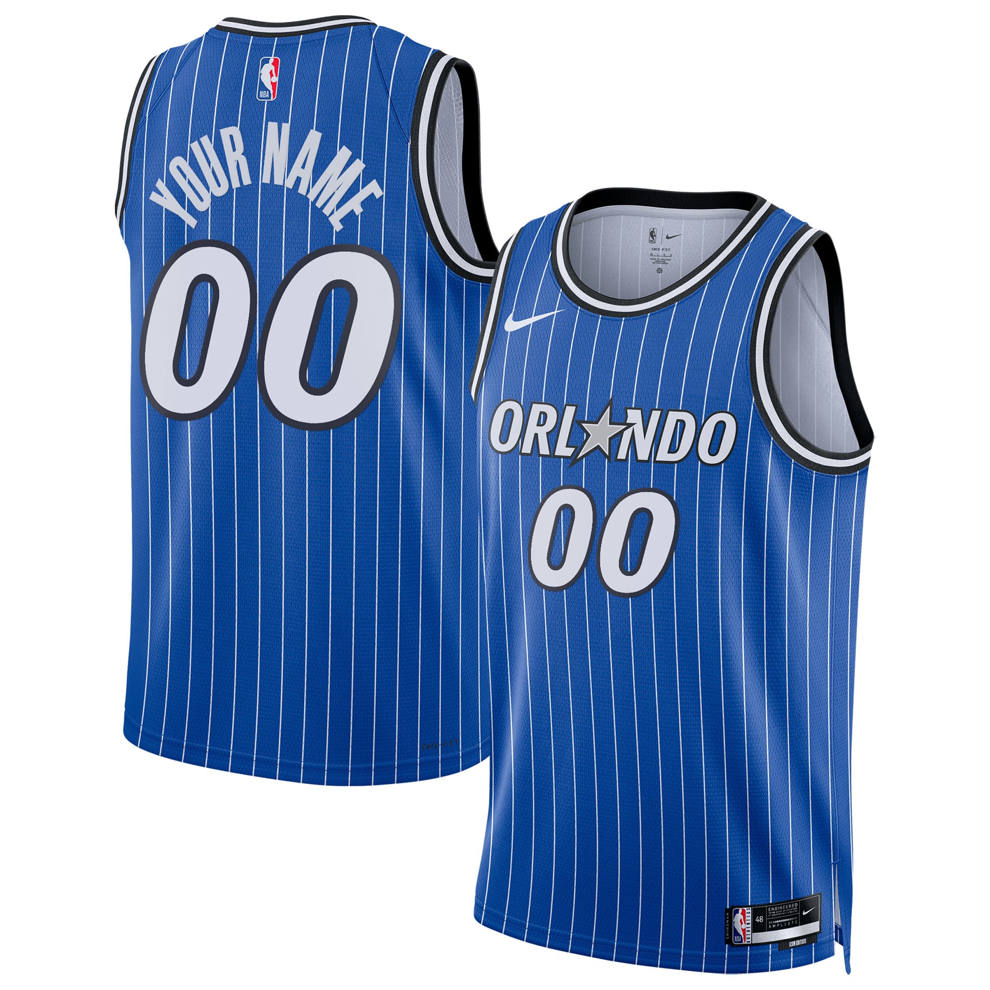 Camiseta Nike Replica Icon Swingman de Orlando Magic - Unisex