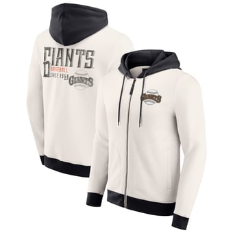 Men's Darius Rucker Collection by Fanatics  Cream San Francisco Giants Polar Fleece Full-Zip Hoodie