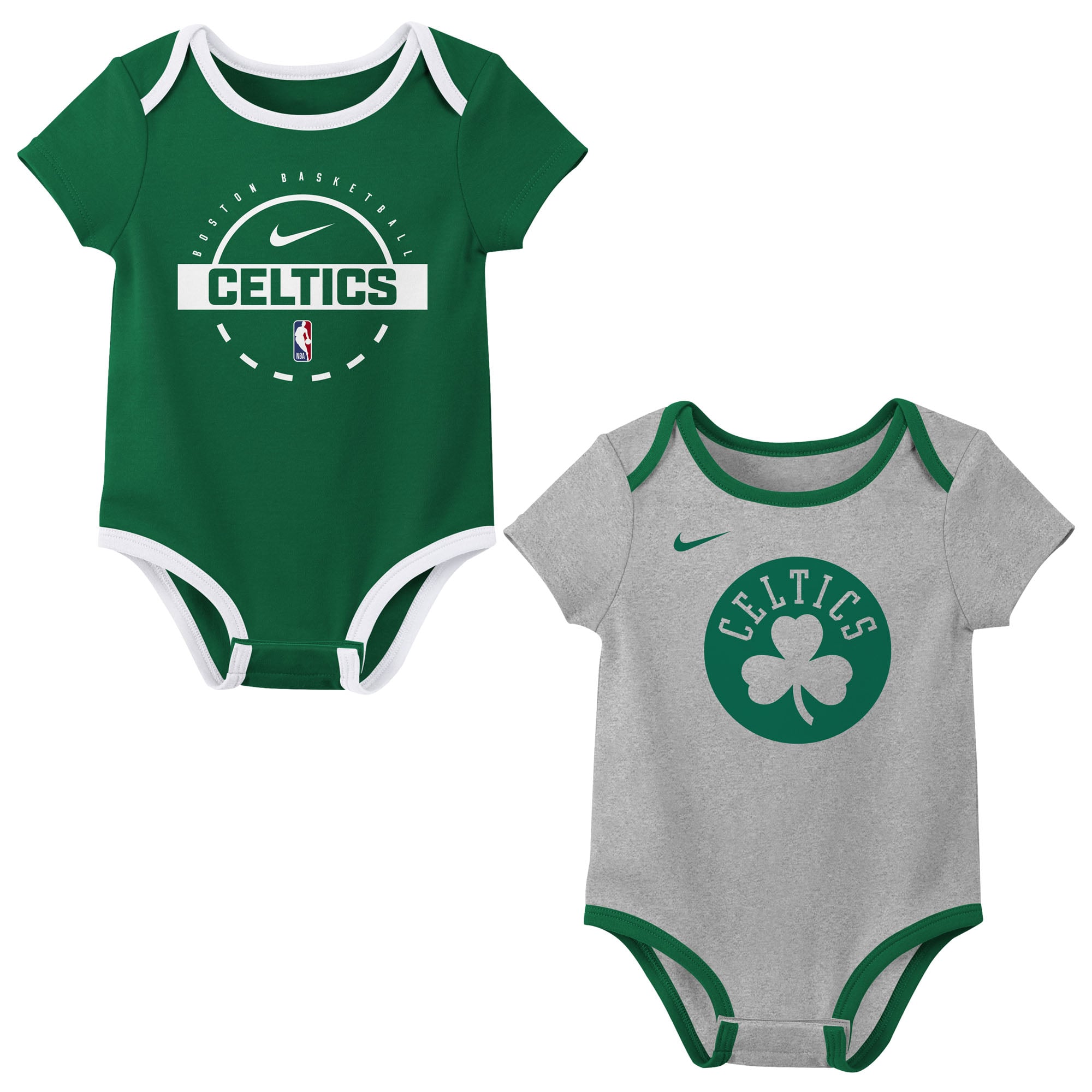 Lot de 2 paires de chaussettes Nike Creeper des Boston Celtics pour bébé