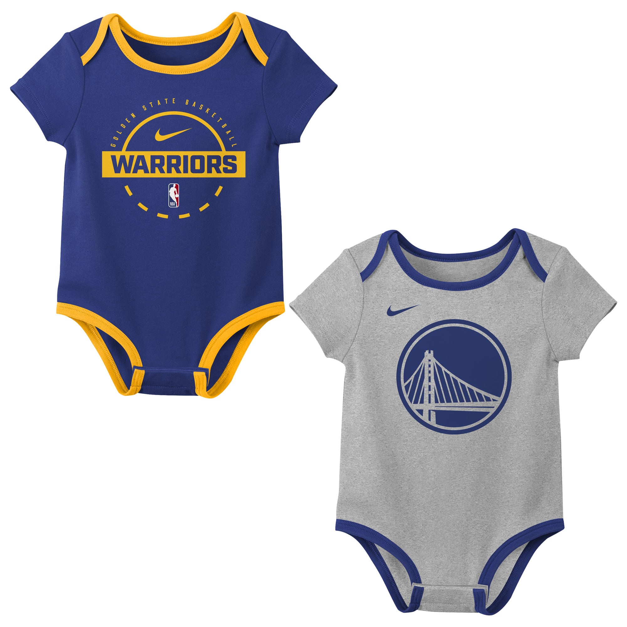 Confezione da 2 paia di scarpette Creeper Nike Golden State Warriors - Neonato