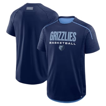 Men's Fanatics Navy Memphis Grizzlies Inbound Pass Play Practice T-Shirt
