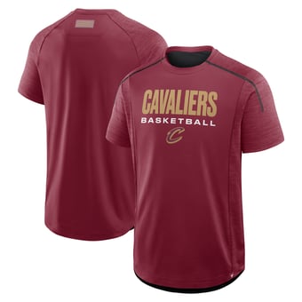 Men's Fanatics Wine Cleveland Cavaliers Inbound Pass Play Practice T-Shirt