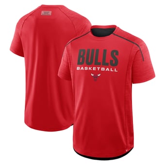 Men's Fanatics Red Chicago Bulls Inbound Pass Play Practice T-Shirt