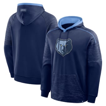 Men's Fanatics Navy Memphis Grizzlies Pick & Roll Defender Pullover Hoodie