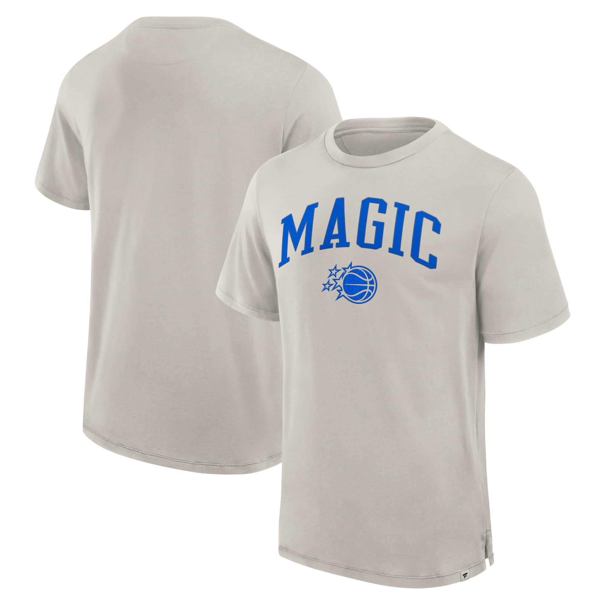 Men's Fanatics Cream Orlando Magic Crossover Collection Pull Up Jumper Shot Premium T-Shirt