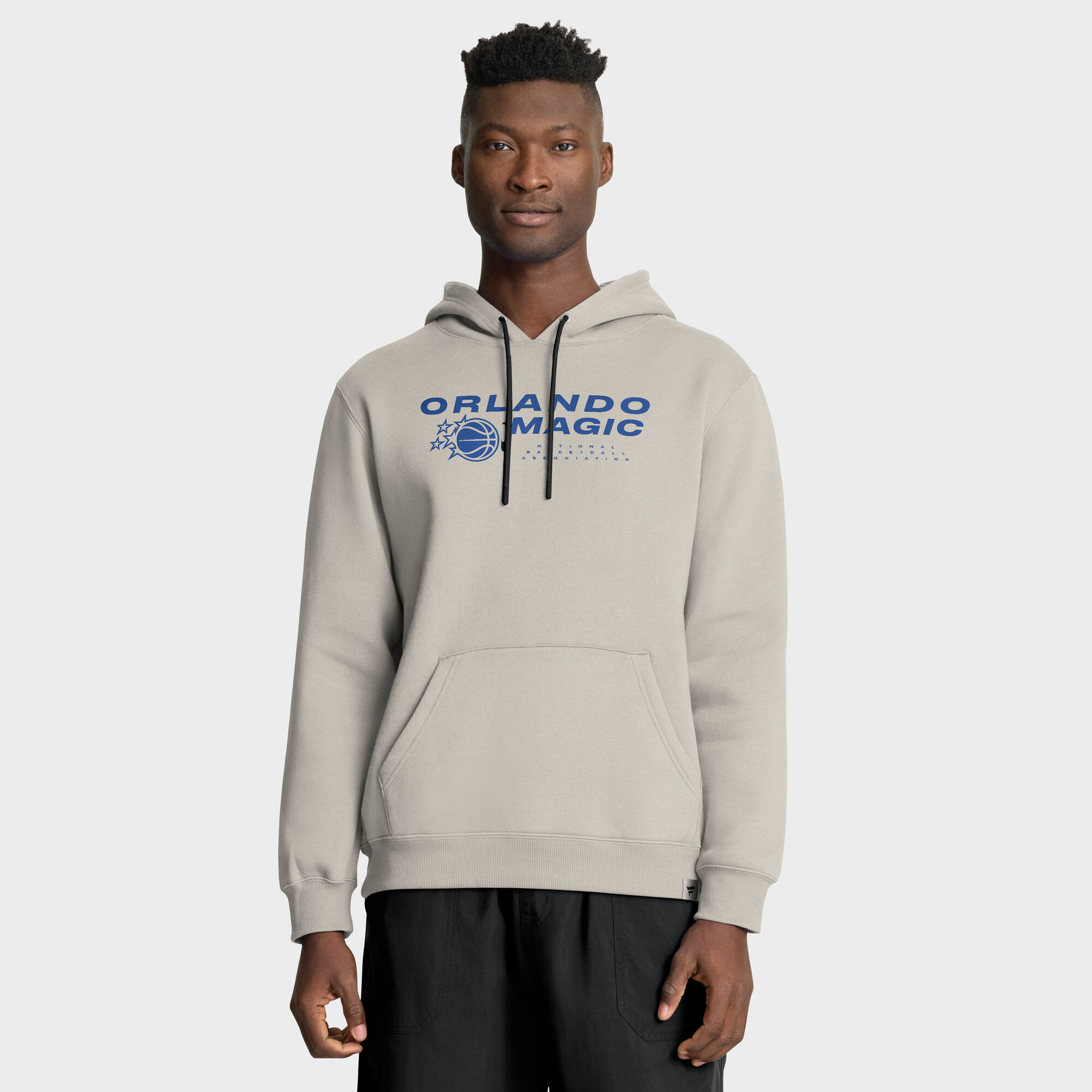 Men's Fanatics Off White Orlando Magic Crossover Collection Blocked Shot Premium Pullover Hoodie