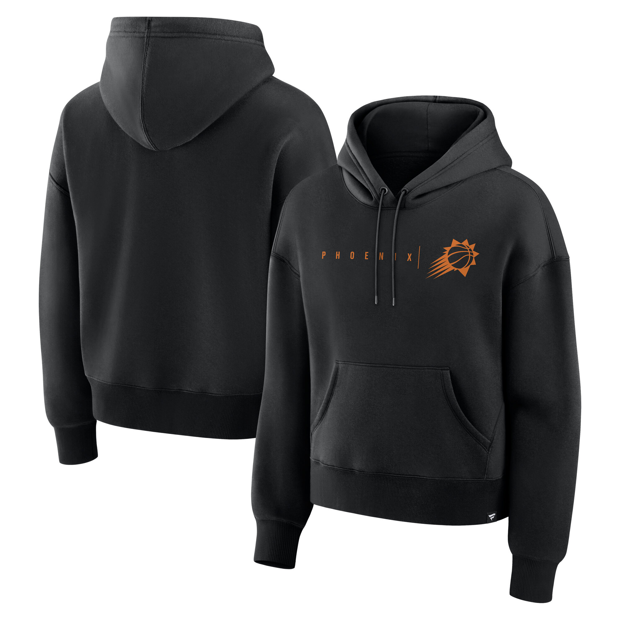 Women's Fanatics Black Phoenix Suns Outlet Passes Pullover Hoodie