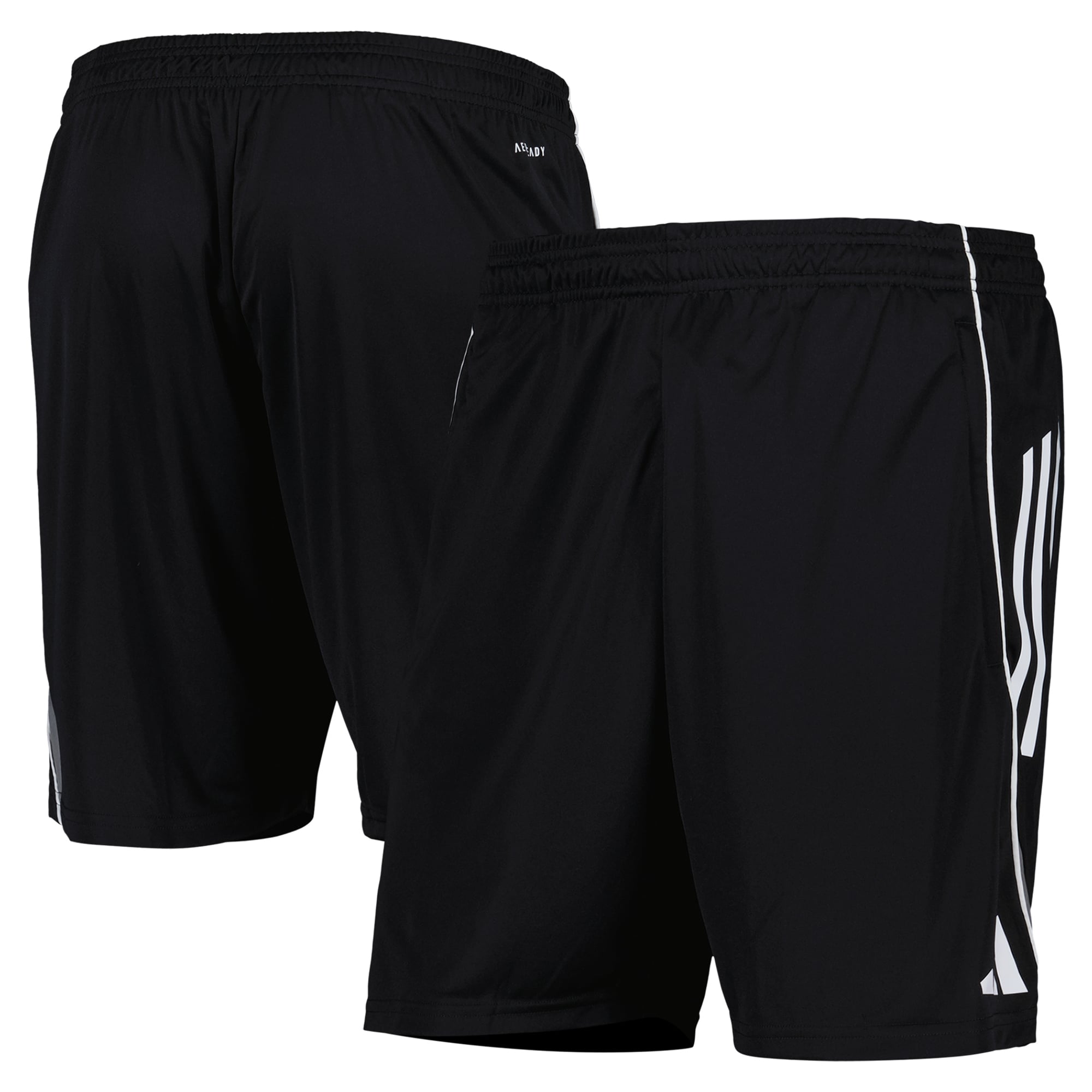 Leeds United adidas Training Shorts - Black
