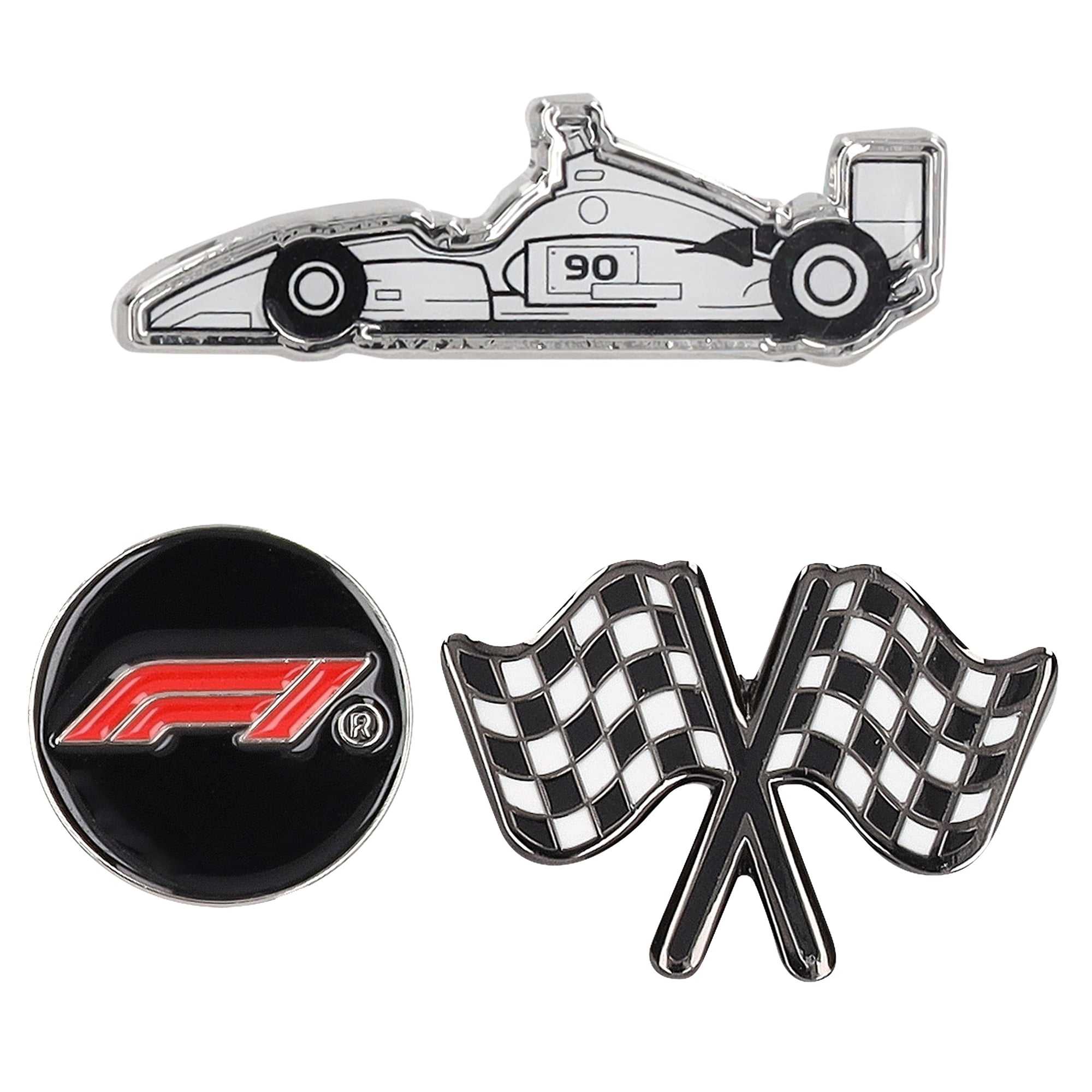 Formel 1 Anstecker-Set