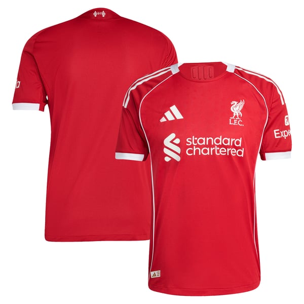 Maillot Domicile Authentique Liverpool FC 2025/26