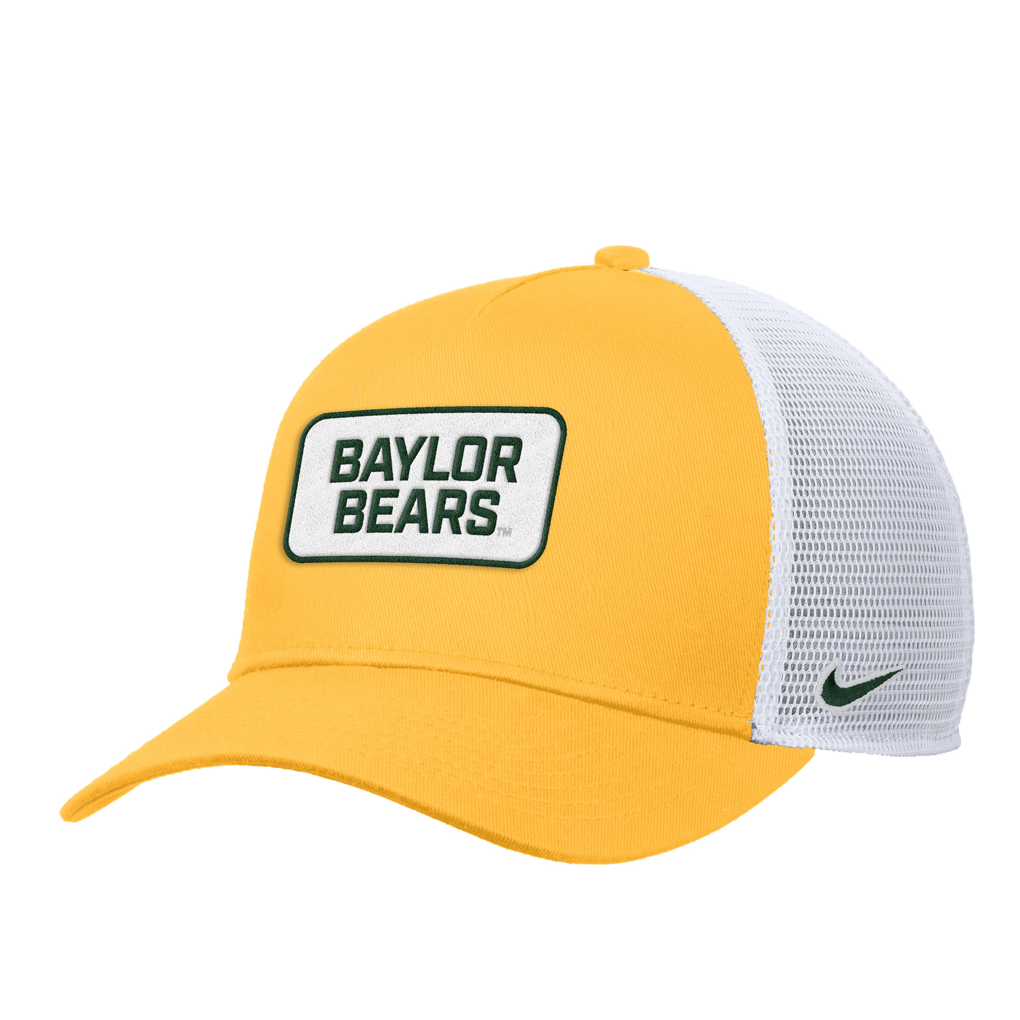 Men's Nike Gold Baylor Bears 2025 On-Field Rise Trucker Adjustable Hat