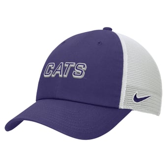 Men's Nike Purple Kansas State Wildcats On-Field Club Adjustable Trucker Hat
