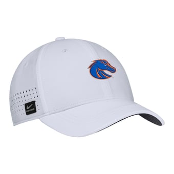 Men's Nike White Boise State Broncos 2025 On-Field Performance Flex Hat