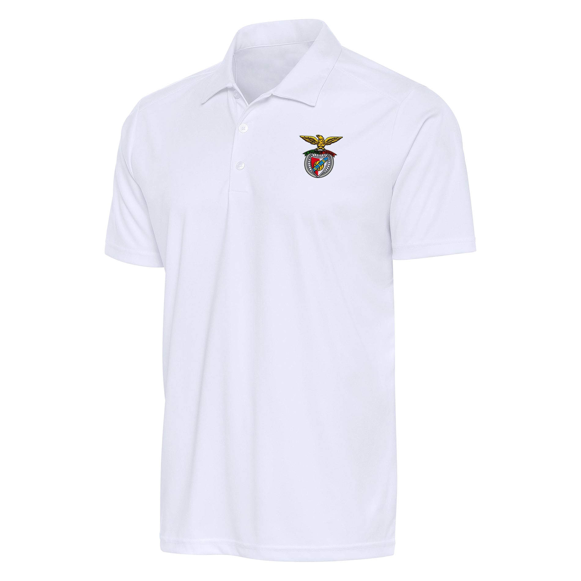 Men's Antigua White Benfica Statement Polo