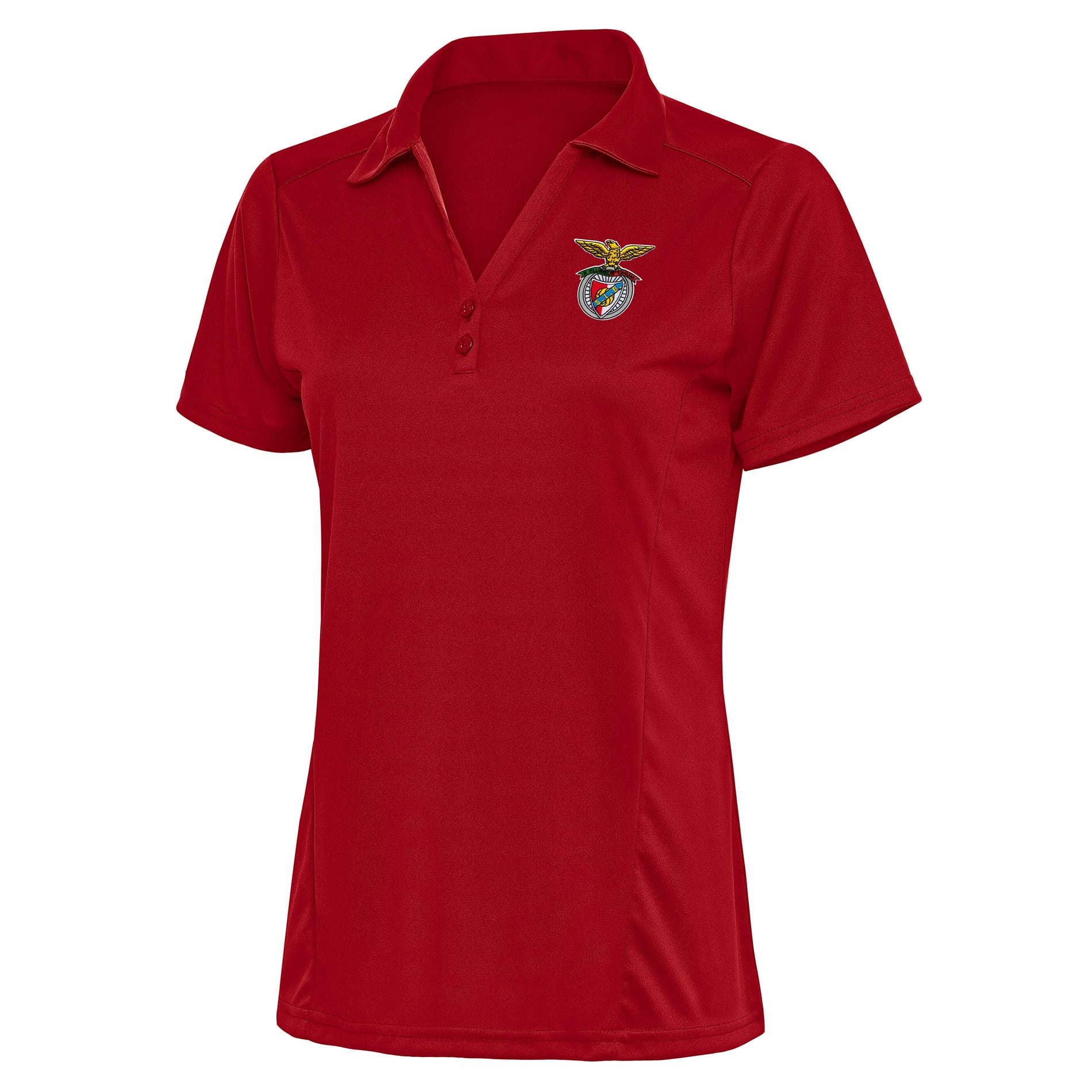 Women's Antigua  Red Benfica Statement Polo