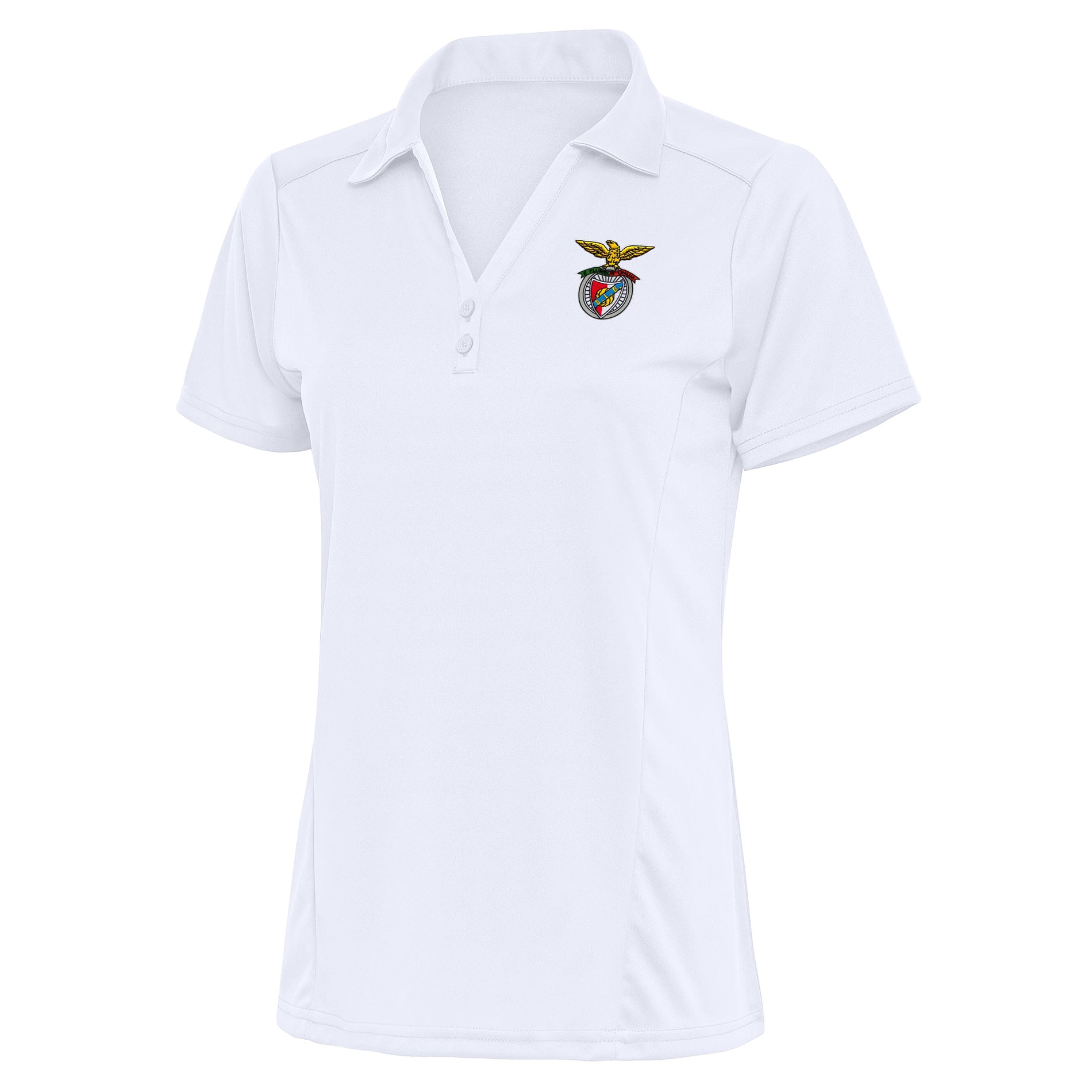 Women's Antigua White Benfica Statement Polo