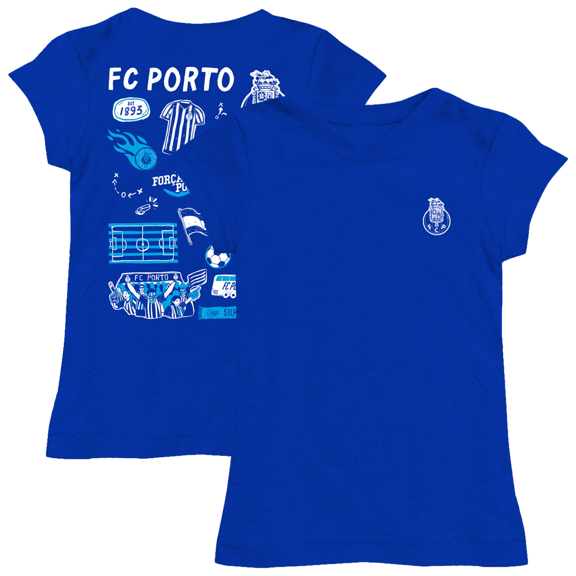 Toddler Vive La Fete Royal FC Porto Impressions Artwork Fitted T-Shirt