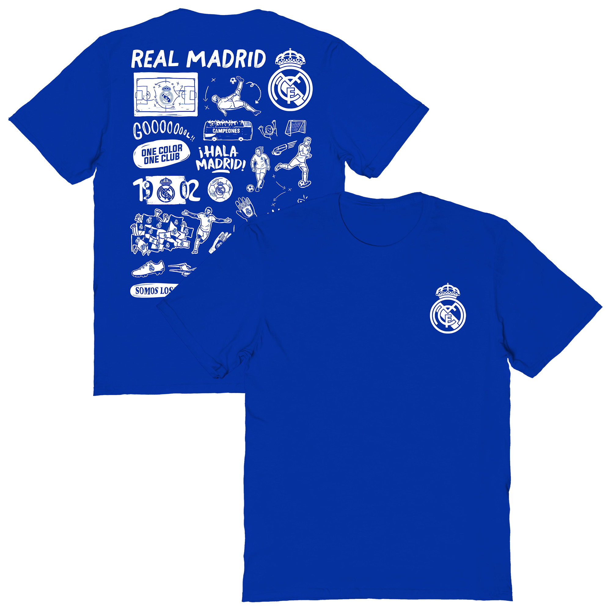 Women's Vive La Fete Royal Real Madrid Impressions Artwork T-Shirt