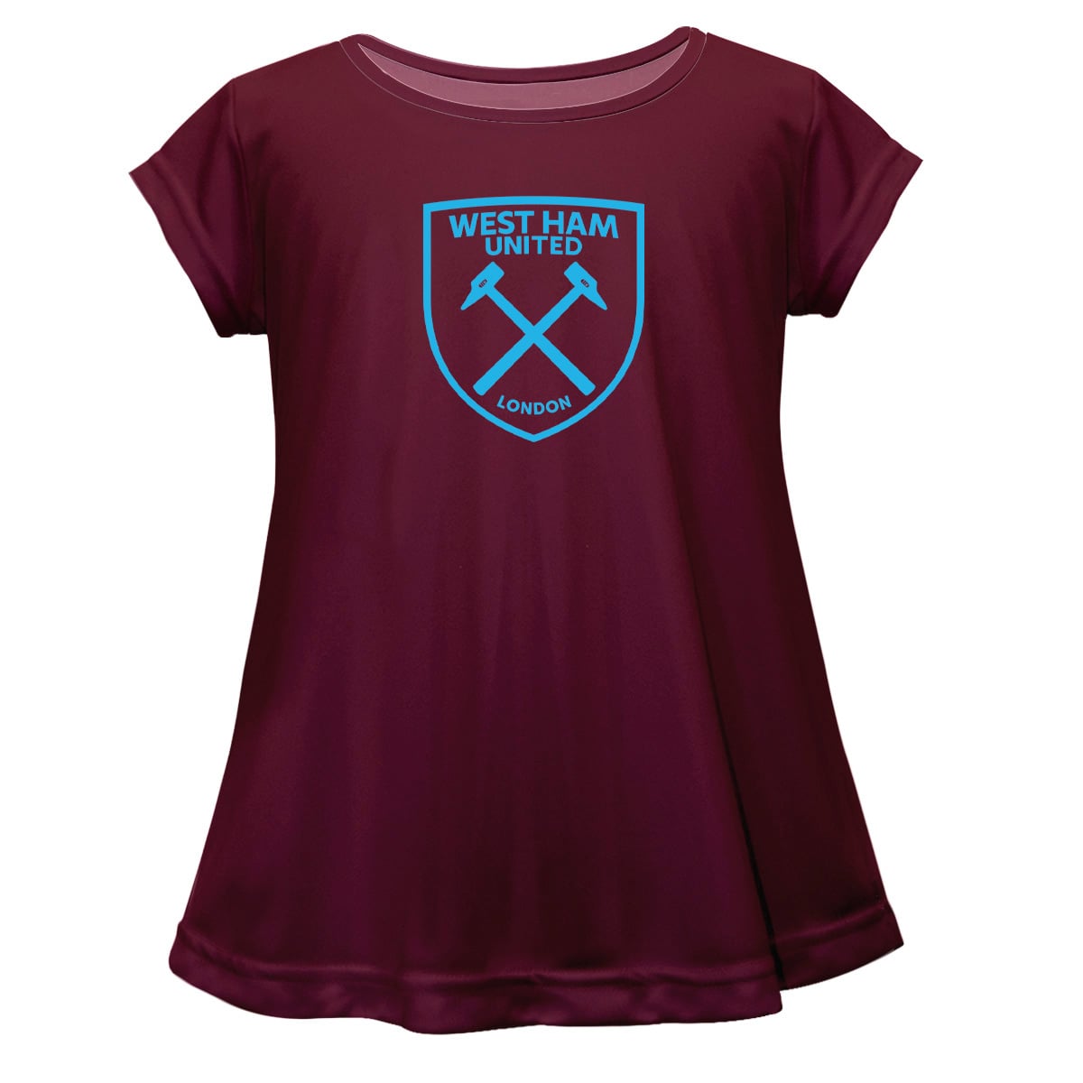 Girls Toddler Vive La Fete Claret West Ham United Color Badge A-Line Top
