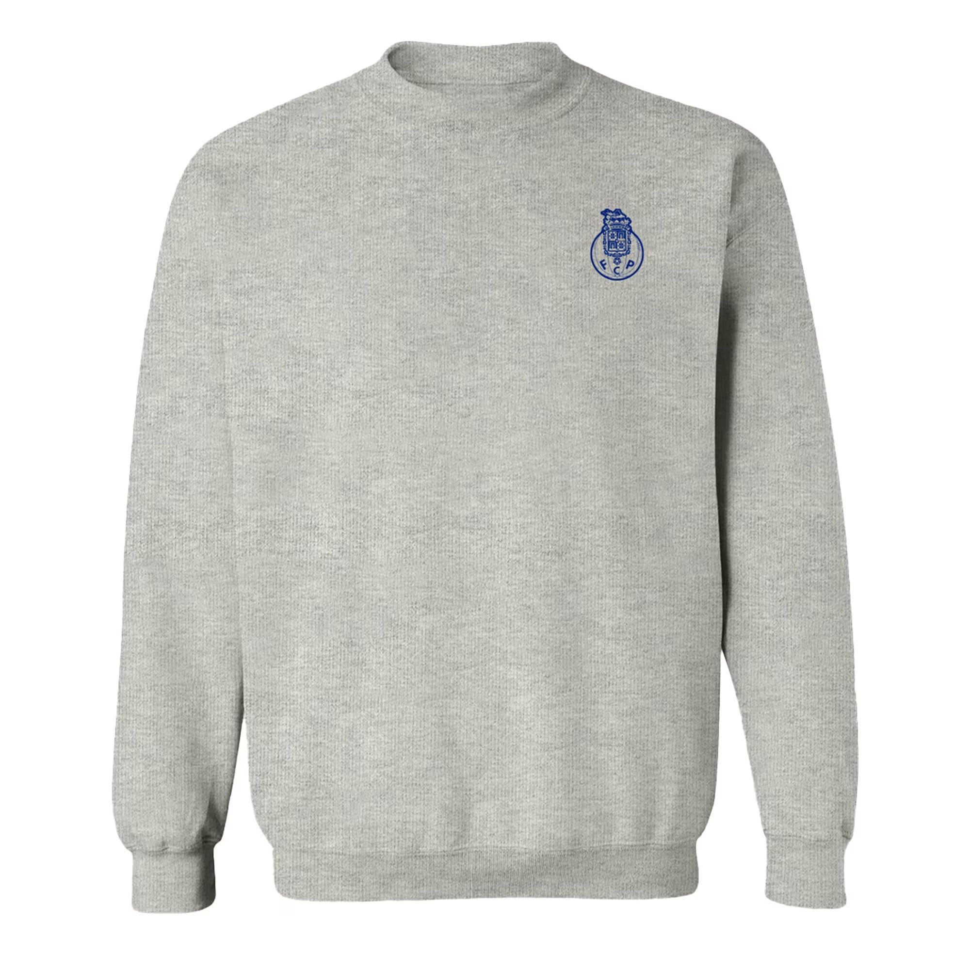 Women's Vive La Fete Heather Gray FC Porto Color Badge Pullover Sweatshirt