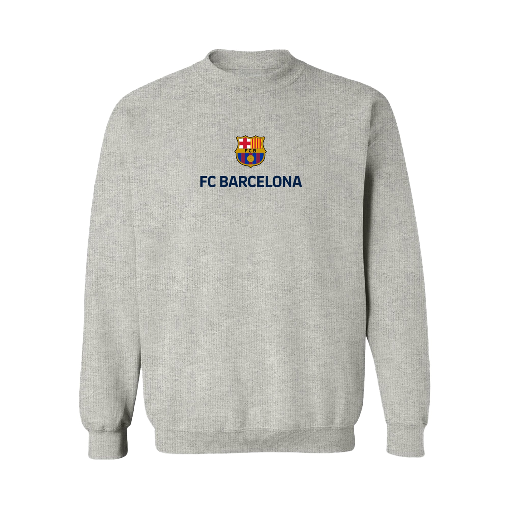 Women's Vive La Fete Heather Gray Barcelona Color Badge Pullover Sweatshirt