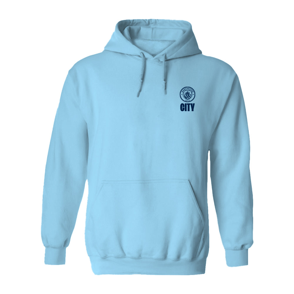 Women's Vive La Fete Light Blue Manchester City Color Badge Pullover Hoodie