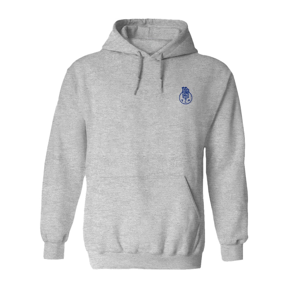 Women's Vive La Fete Heather Gray FC Porto Color Badge Pullover Hoodie