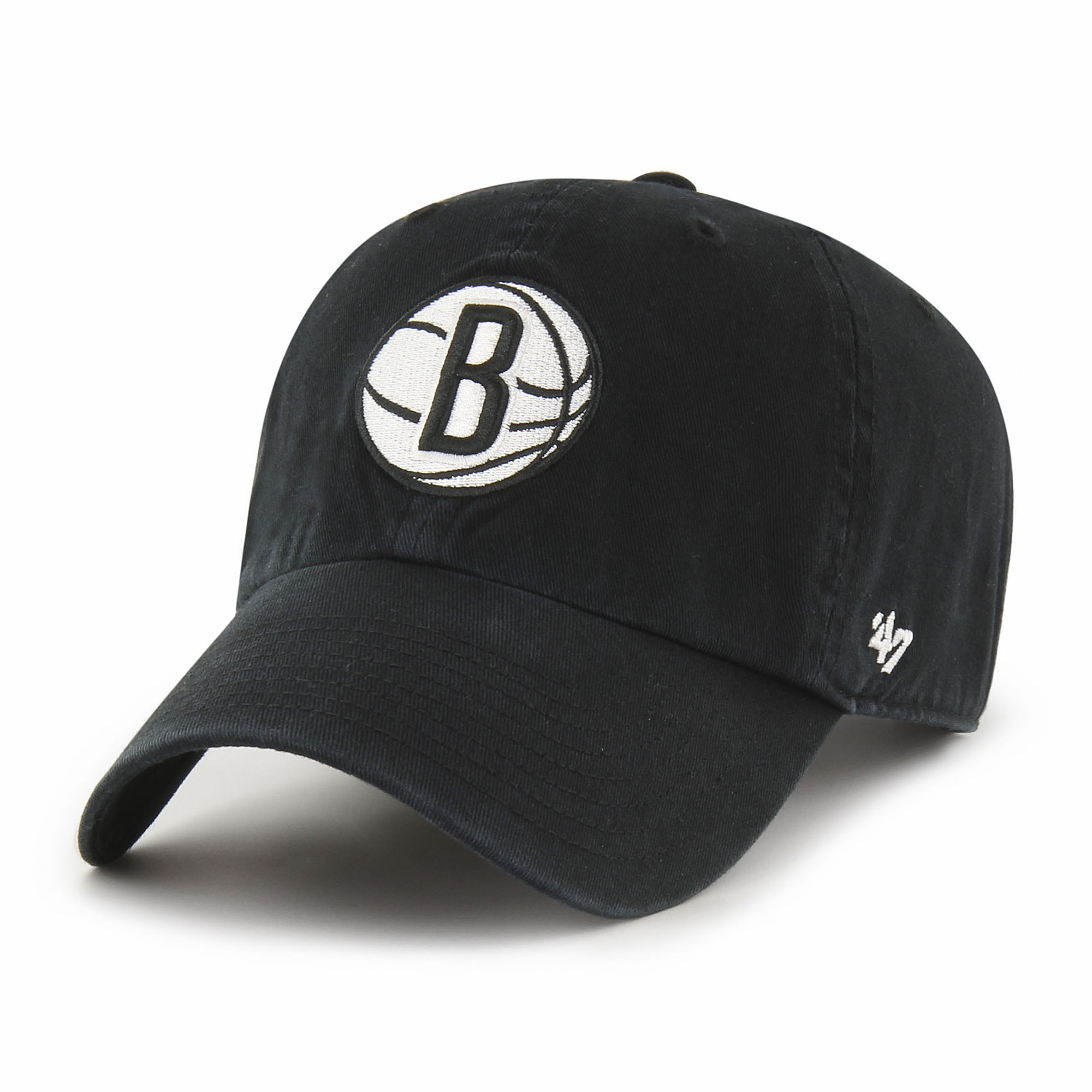 Men’s ’47 Black Brooklyn Nets Core Logo Clean Up Adjustable Hat Men’s ’47 Black Brooklyn Nets Core Logo Clean Up Adjustable Hat