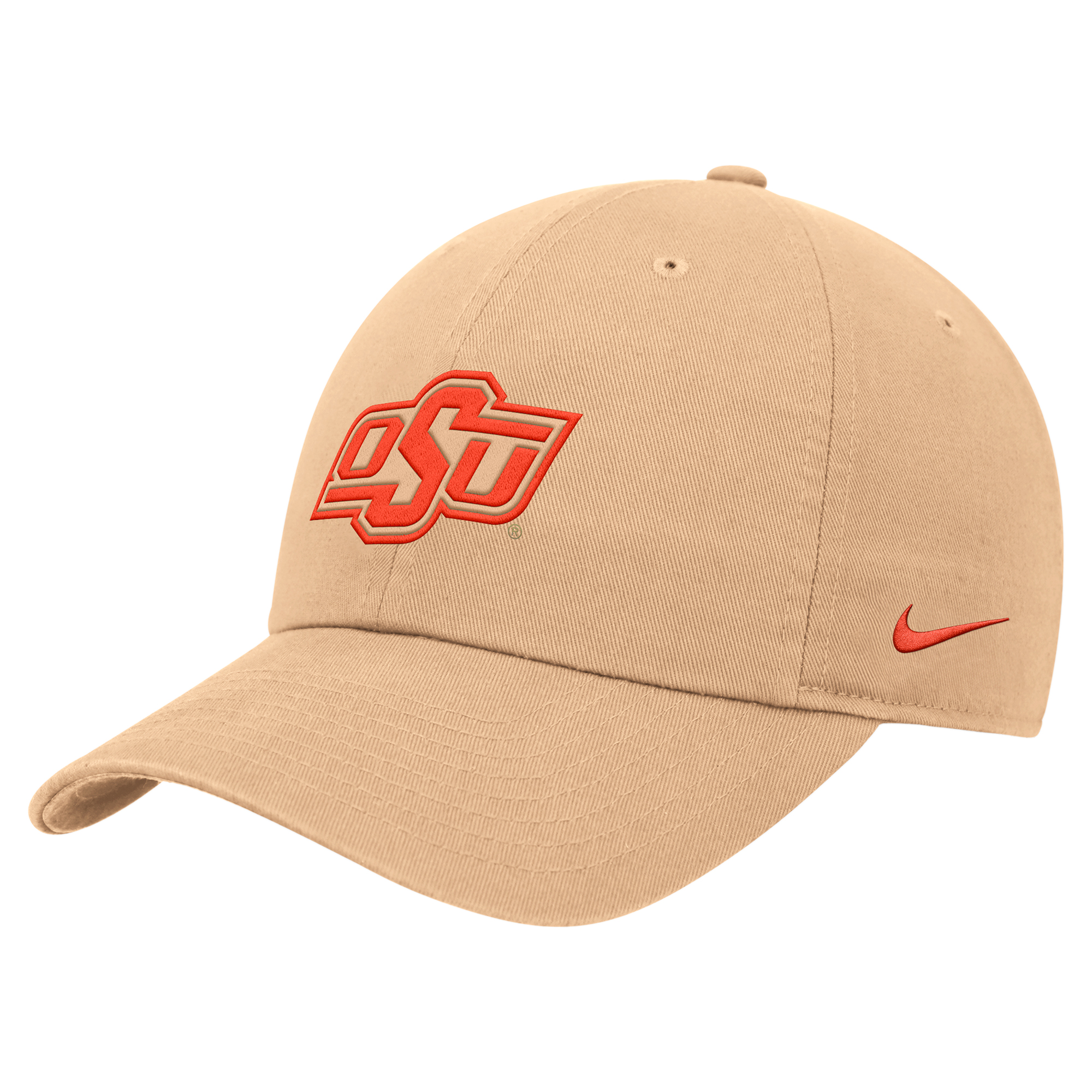 Men's Nike Light Orange Oklahoma State Cowboys Club Adjustable Hat