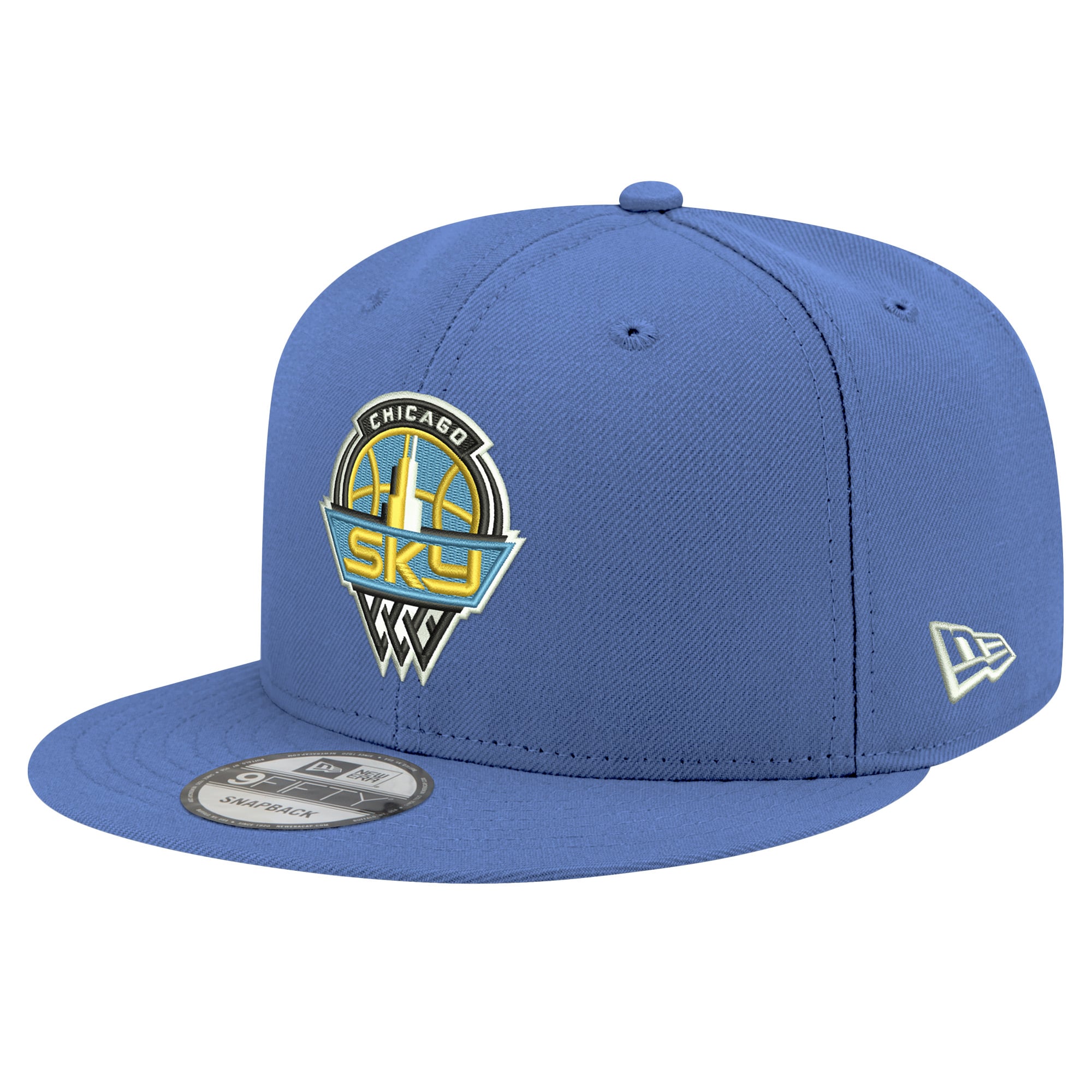Unisex New Era Sky Blue Chicago Sky Logo 9FIFTY Snapback Hat