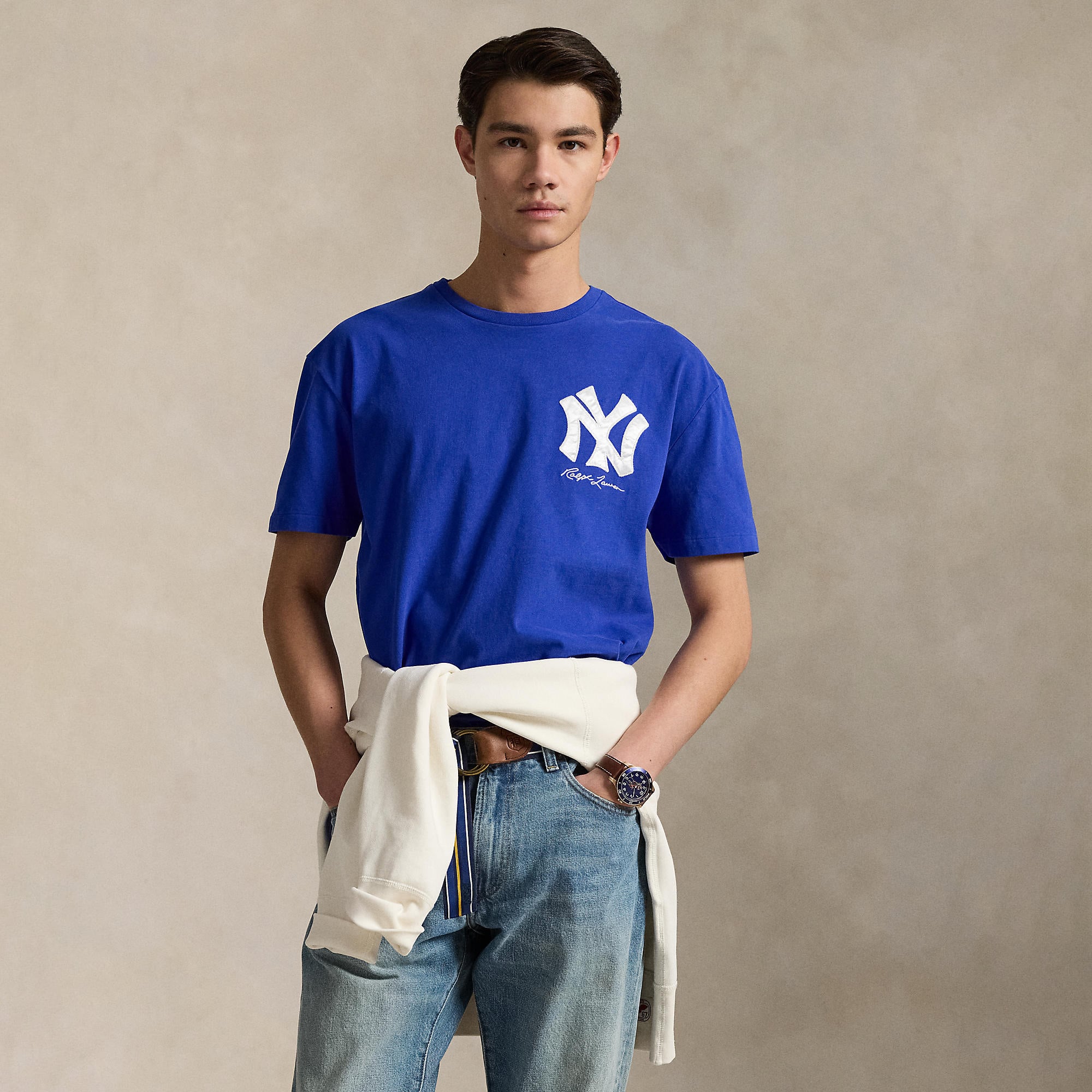 Maglietta Polo Ralph Lauren Royal Yankees
