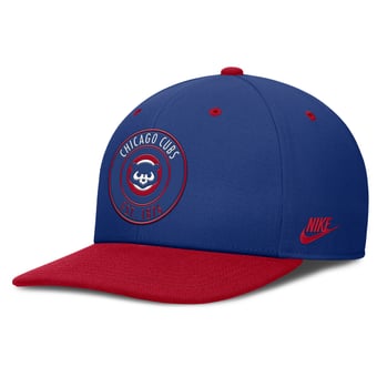 Men's Nike Royal/Red Chicago Cubs Cooperstown Collection Pro Dri-FIT Snapback Hat